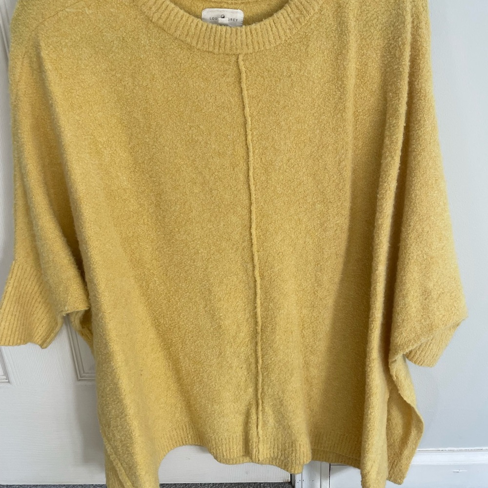 Lou and Grey yellow slouchy tunic sweater